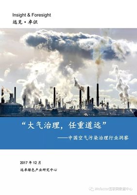 中国大气污染治理行业洞察